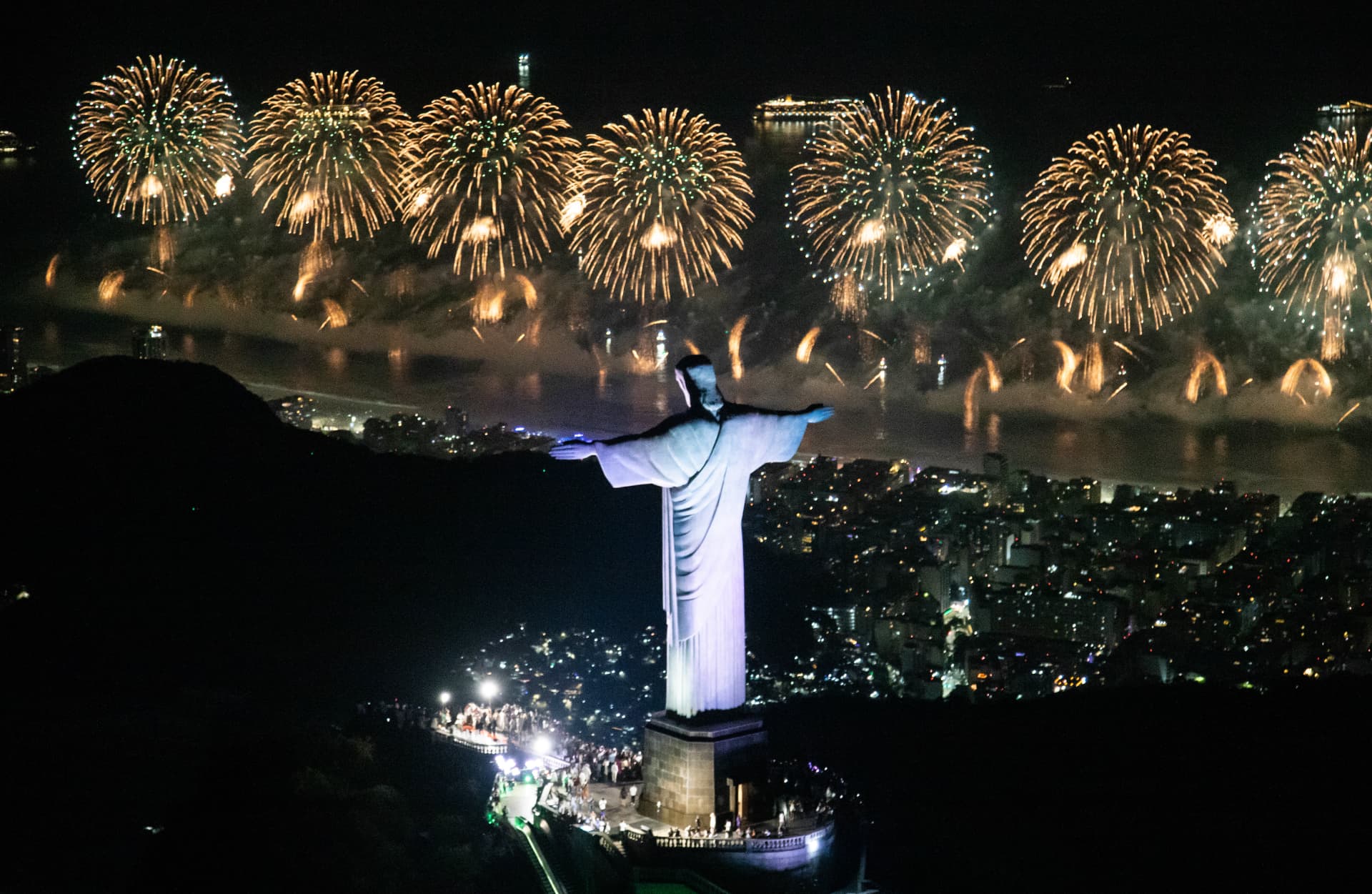 New Year's Eve on Copacabana beach